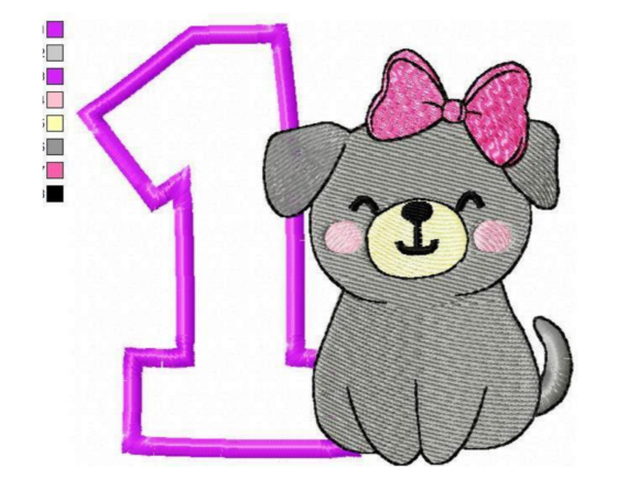 1st Birthday for Girl: A Boutique Embroidery Review