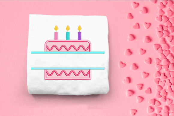 Birthday Cake Split: An Embroidery Design Review
