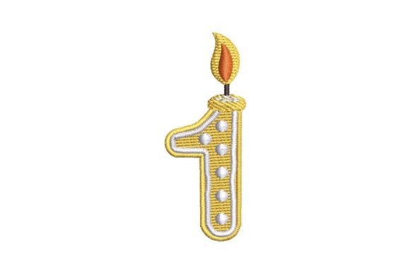Birthday Candle Number 1: A Charming Embellishment