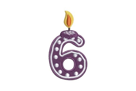 Birthday Candle Number 6: A Charming Addition