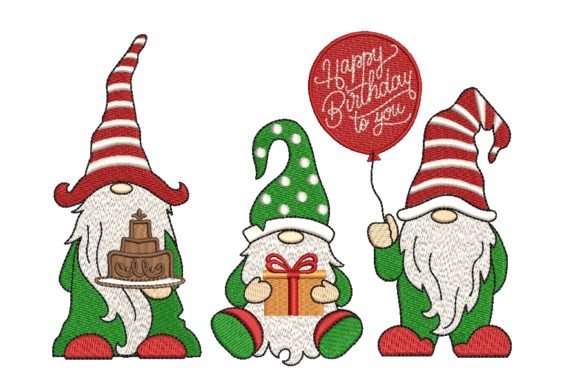 Birthday Gnomes: An Embroidery Design Review