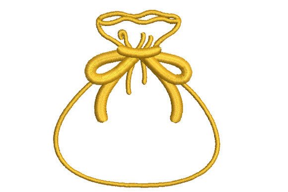 Gift Bag with Gold Money: Elegant Embroidery Review