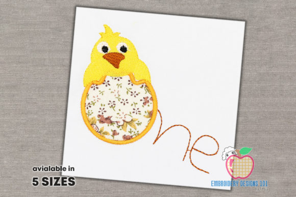 Reviewing 1st Birthday Cute Baby Chicken Applique