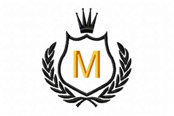 Royal Crest Letter M: Elegant Embroidery Review