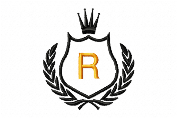 Royal Crest Letter R: Sweatshirt Design Review