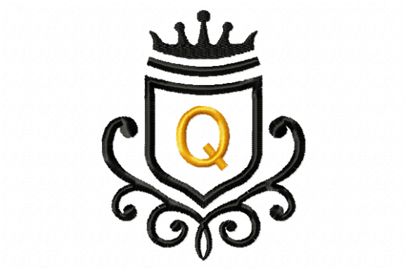 Vintage Royal Letter Q: Elegant Embroidery Review